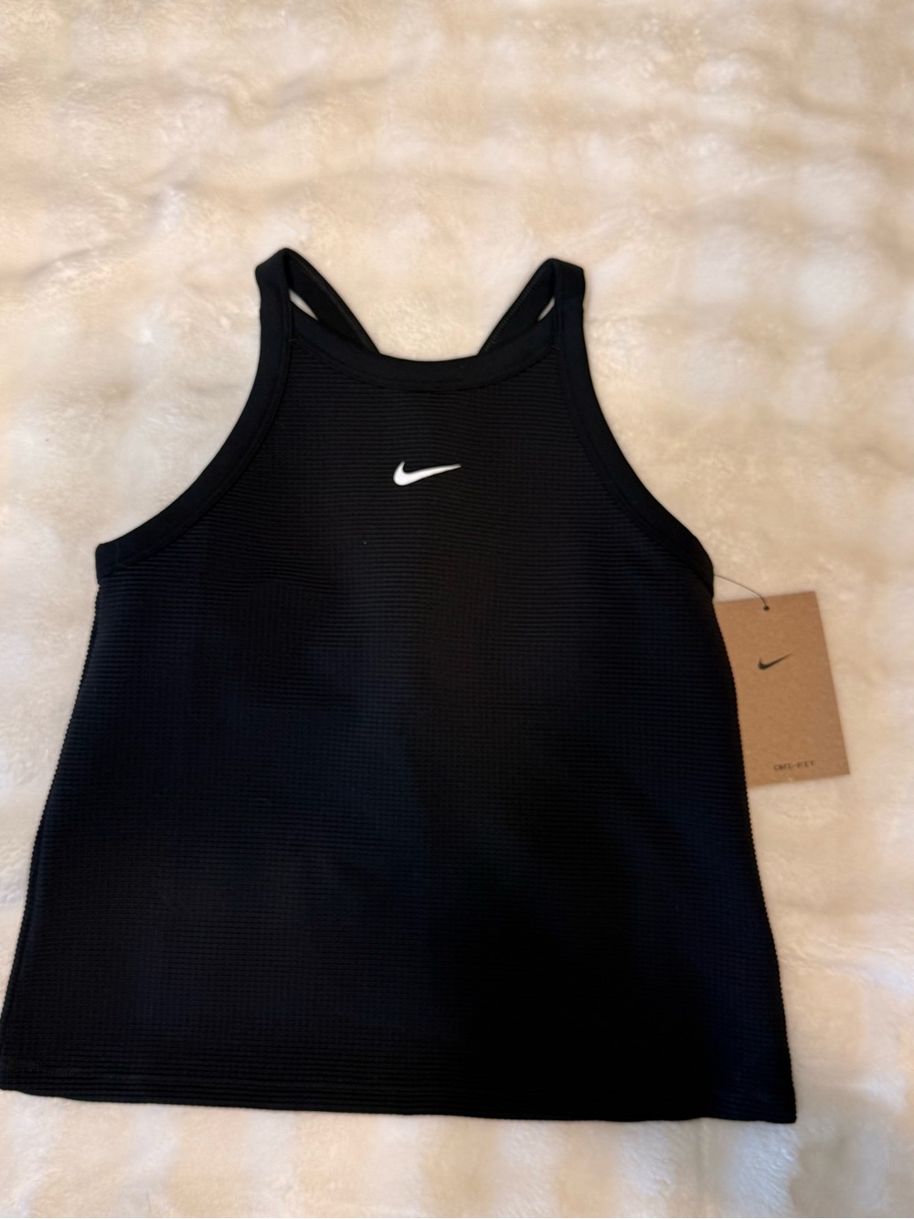 Nike Black Tank Top YL NWT